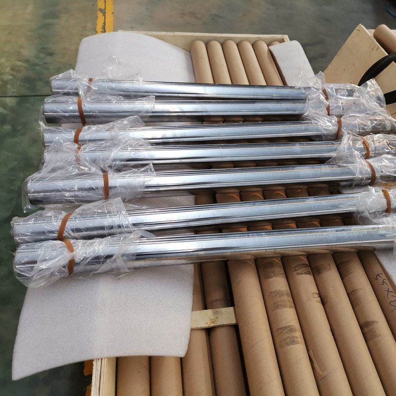 Oil-Protected SAE 1045 Piston Rods - 0.1mm Surface Coated Hydraulic Cylinder Components